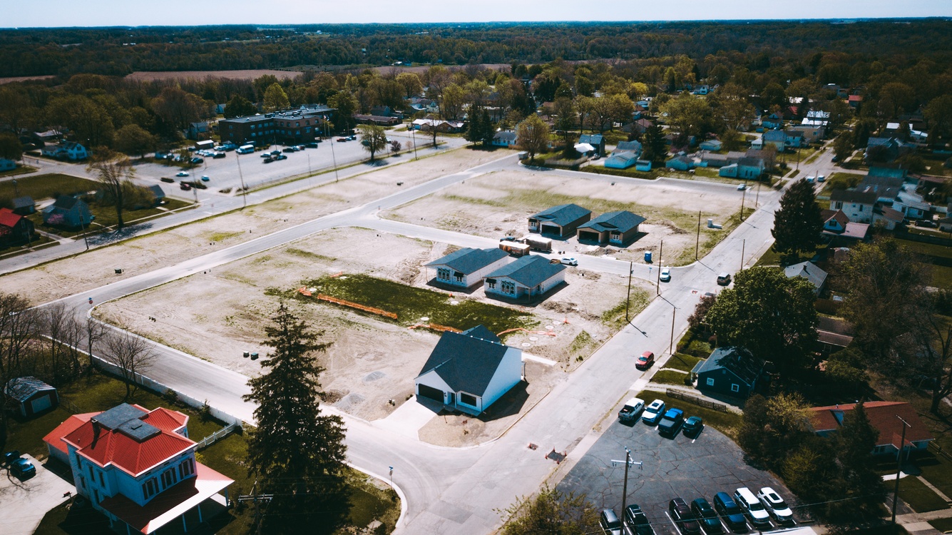 Housing project site